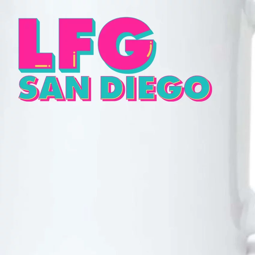 Retro LFG San Diego Logo Black Color Changing Mug