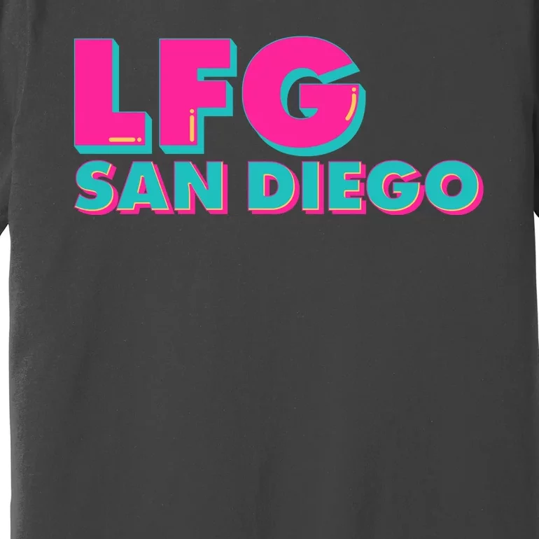 Retro LFG San Diego Logo Premium T-Shirt