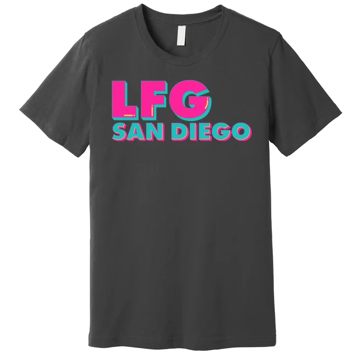 Retro LFG San Diego Logo Premium T-Shirt