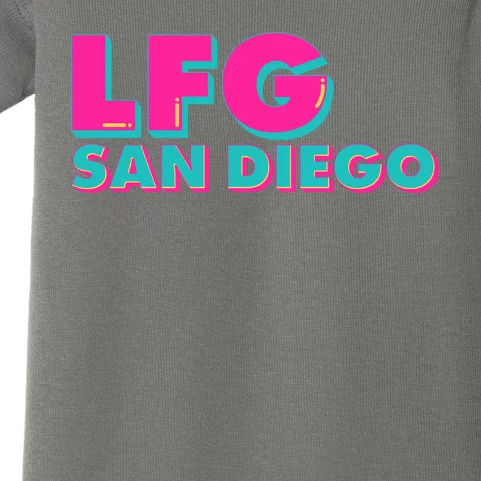 Retro LFG San Diego Logo Baby Bodysuit