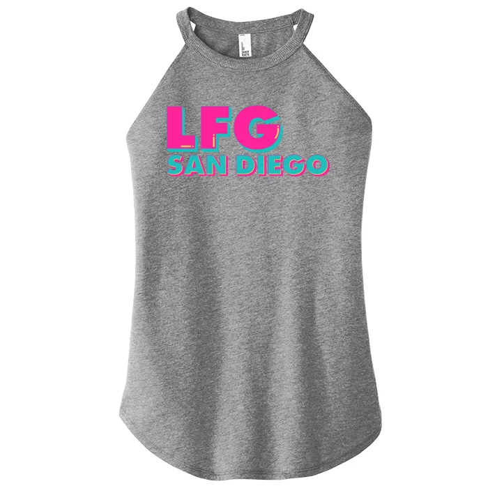 Retro LFG San Diego Logo Women’s Perfect Tri Rocker Tank