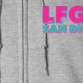 Retro LFG San Diego Logo Full Zip Hoodie