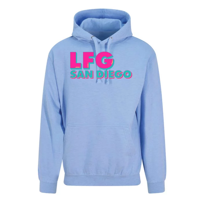 Retro LFG San Diego Logo Unisex Surf Hoodie