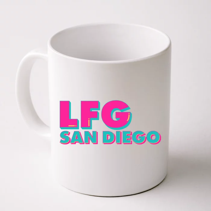 Retro LFG San Diego Logo Front & Back Coffee Mug