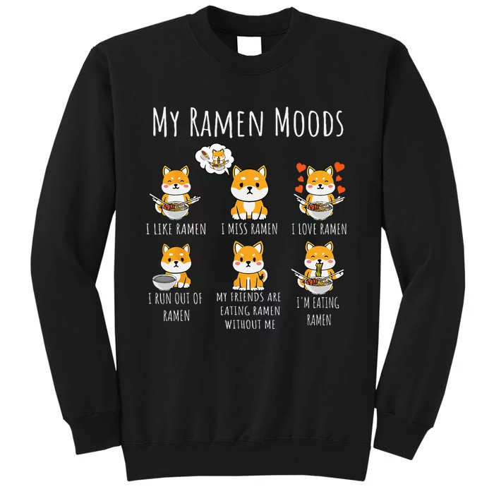 Ramen Lover Shiba Inu Dog Japanese Noodles Ramen Tall Sweatshirt