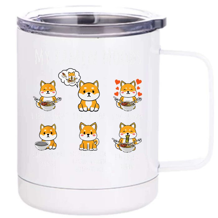 Ramen Lover Shiba Inu Dog Japanese Noodles Ramen Front & Back 12oz Stainless Steel Tumbler Cup