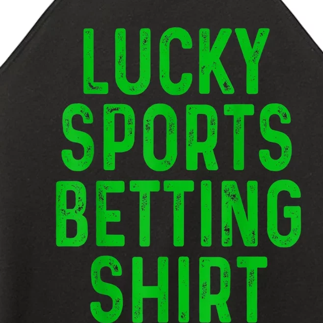 Retro Lucky Sports Betting Funny Gambling Gift Gambler Women’s Perfect Tri Rocker Tank