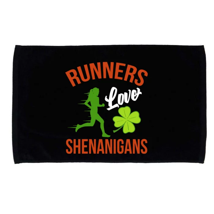 Runners Love Shenanigans Meaningful Gift 'S St Patricks Day Running Cute Gift Microfiber Hand Towel