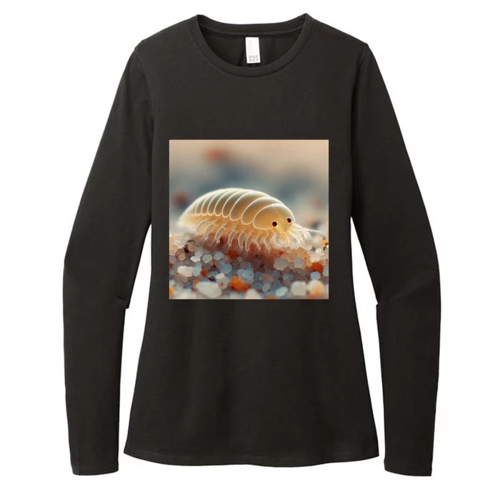 Really Like Sand Fleas Emerita Sand Fiddler Sand Crab Beach Cute Gift Womens CVC Long Sleeve Shirt