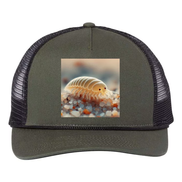 Really Like Sand Fleas Emerita Sand Fiddler Sand Crab Beach Cute Gift Retro Rope Trucker Hat Cap