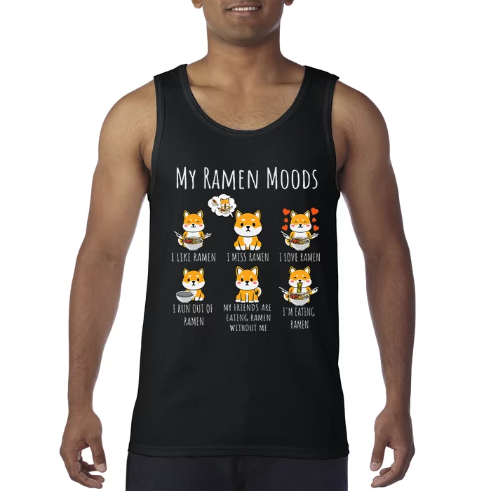 Ramen Lover Shiba Inu Dog Japanese Noodles Ramen Tank Top