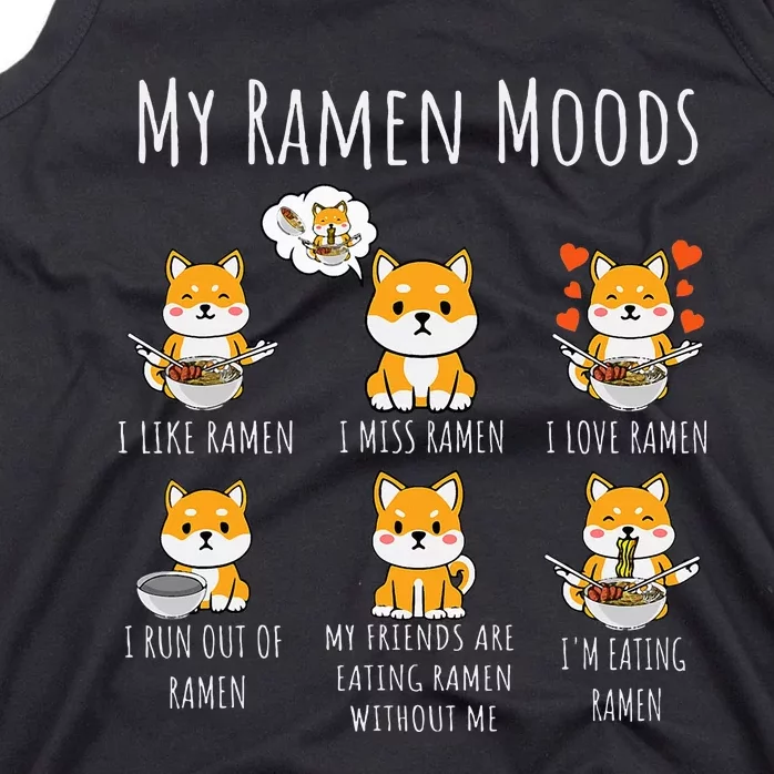 Ramen Lover Shiba Inu Dog Japanese Noodles Ramen Tank Top