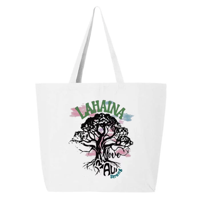 Retro Lahaina Strong Love Maui Support Hawaii Trees 25L Jumbo Tote