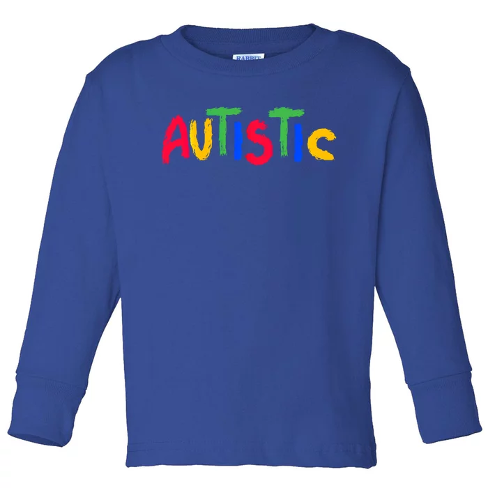 Respect Love Support Acceptance Autism Awareness Day Gift Toddler Long Sleeve Shirt