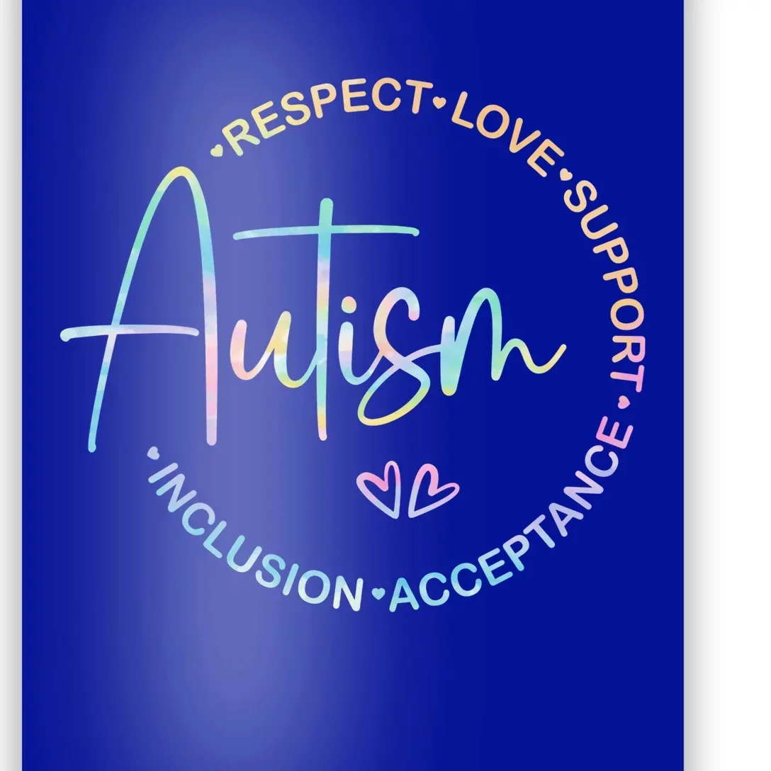 Respect Love Support Autism Awareness Month Meaningful Gift Poster