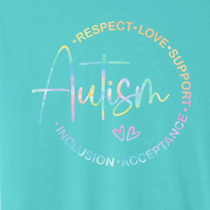 Respect Love Support Autism Awareness Month Meaningful Gift ChromaSoft Performance T-Shirt