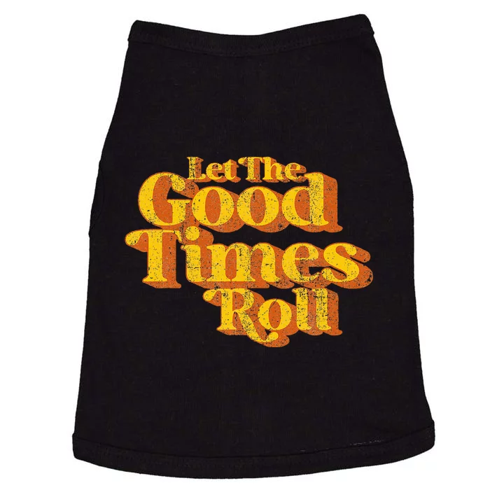 Retro Let The Good Times Roll Doggie Tank