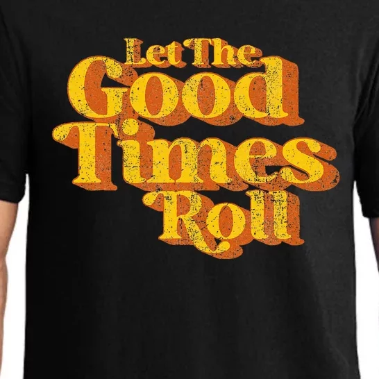 Retro Let The Good Times Roll Pajama Set