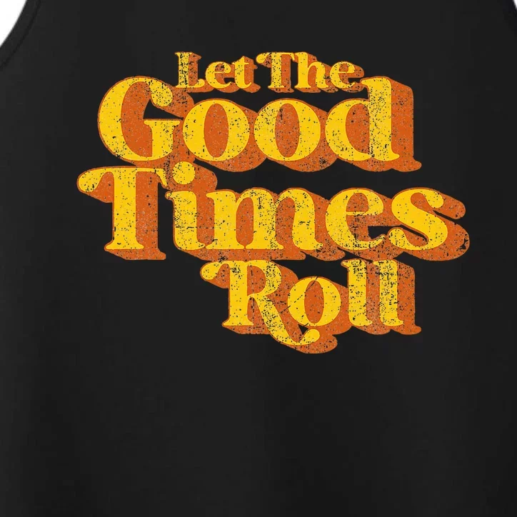 Retro Let The Good Times Roll Performance Tank