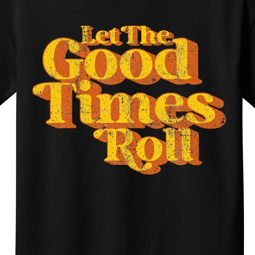 Retro Let The Good Times Roll Kids T-Shirt