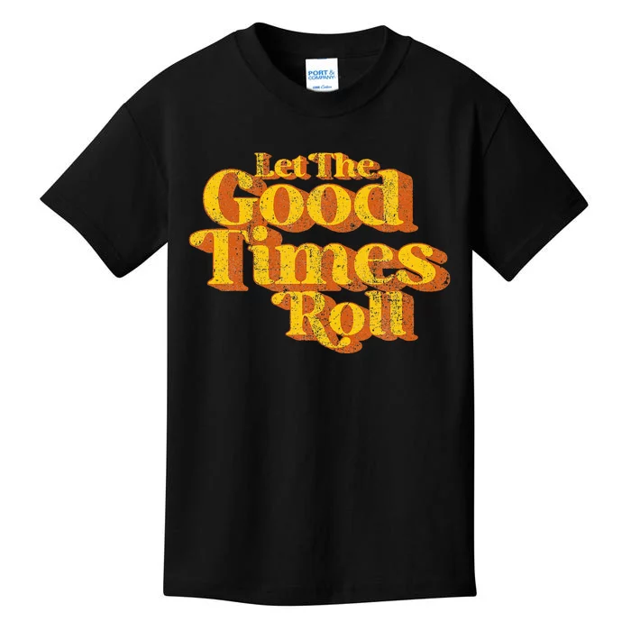 Retro Let The Good Times Roll Kids T-Shirt