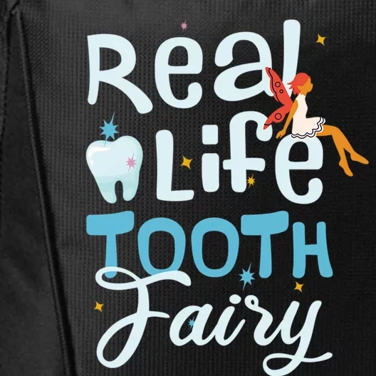 Real Life Tooth Fairy Tooth Teeth Cool Gift City Backpack