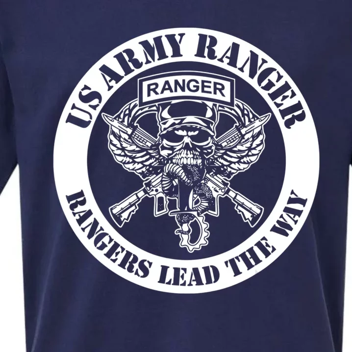 Rangers Lead The Way Us Army Ranger Veteran Sueded Cloud Jersey T-Shirt