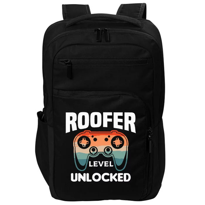 Roofer Level Unlocked Roofing Roofers Impact Tech Backpack