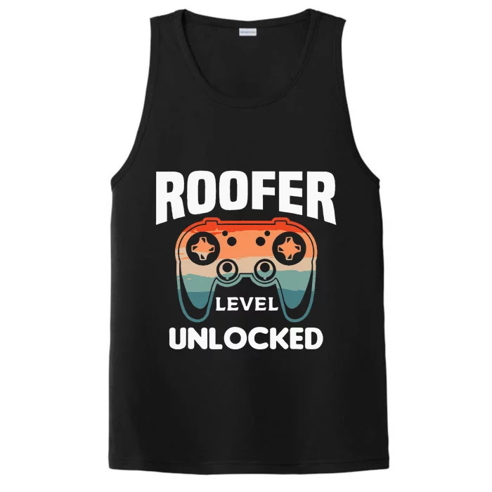 Roofer Level Unlocked Roofing Roofers Performance Tank