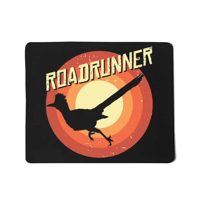 Roadrunner Lover Vintage Distressed Retro Mousepad