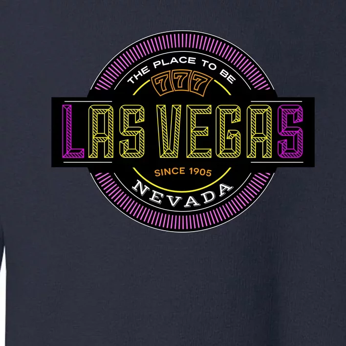 Retro Las Vegas Logo Toddler Sweatshirt