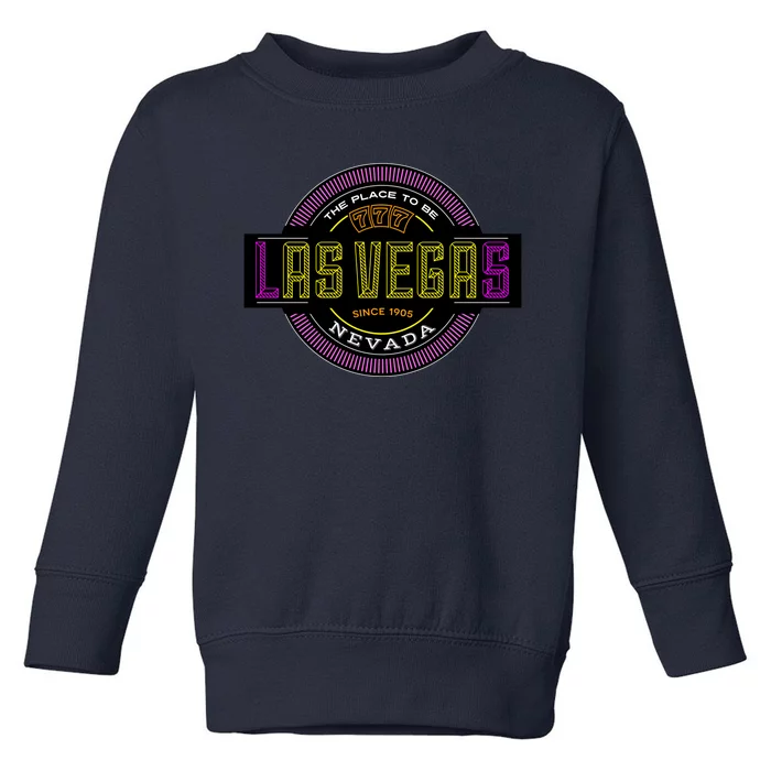 Retro Las Vegas Logo Toddler Sweatshirt