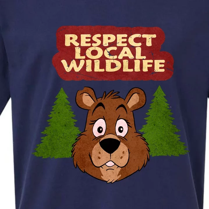 Respect Local Wildlife Sueded Cloud Jersey T-Shirt