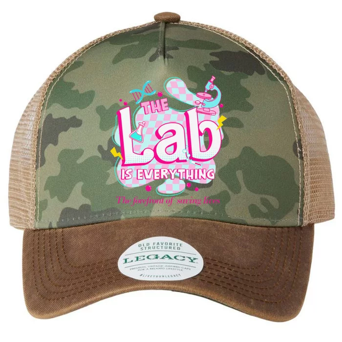 Retro Lab Week 2024 Medical Lab Tech Team Patient Care Tech Legacy Tie Dye Trucker Hat