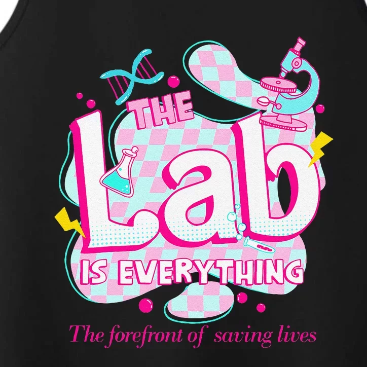 Retro Lab Week 2024 Medical Lab Tech Team Patient Care Tech Performance Tank