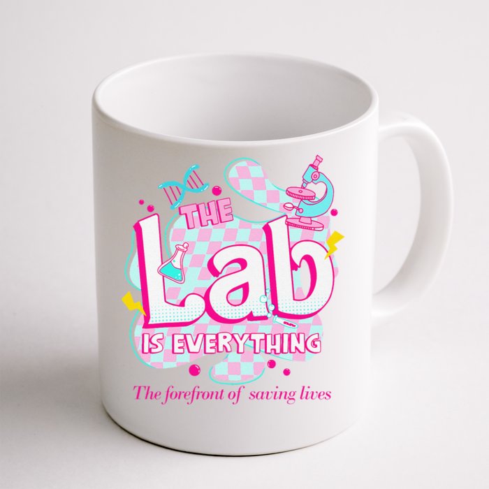 Retro Lab Week 2024 Medical Lab Tech Team Patient Care Tech Front & Back Coffee Mug