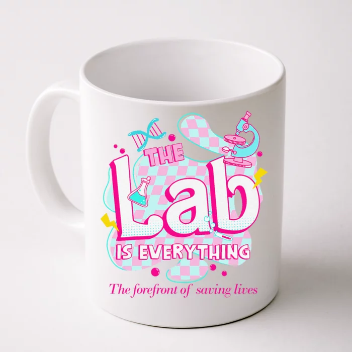 Retro Lab Week 2024 Medical Lab Tech Team Patient Care Tech Front & Back Coffee Mug