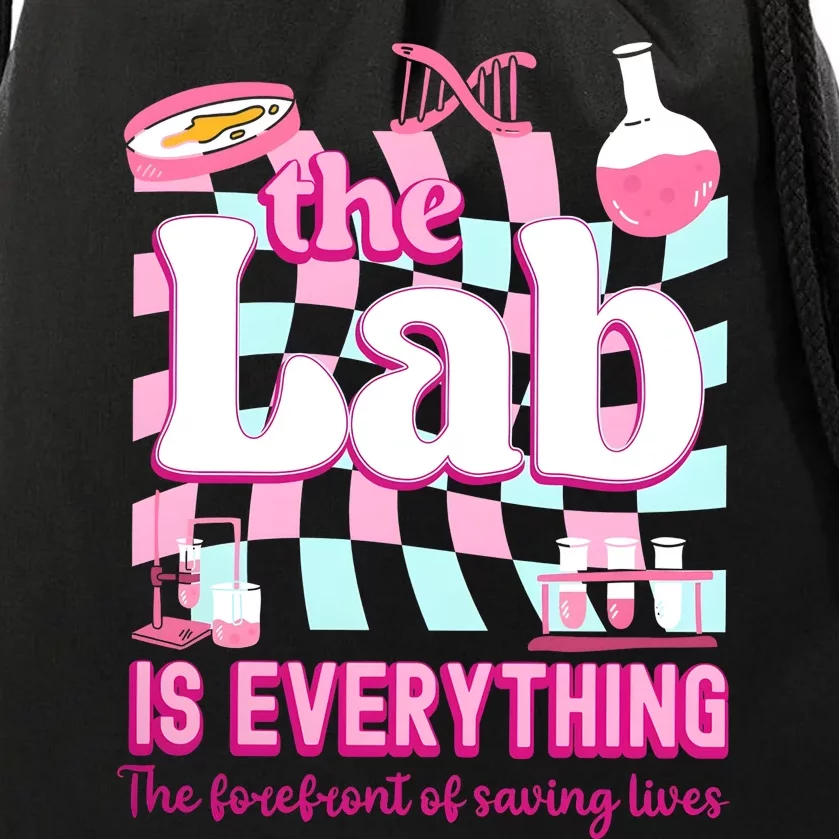 Retro Lab Week 2024 Medical Assistant Drawstring Bag