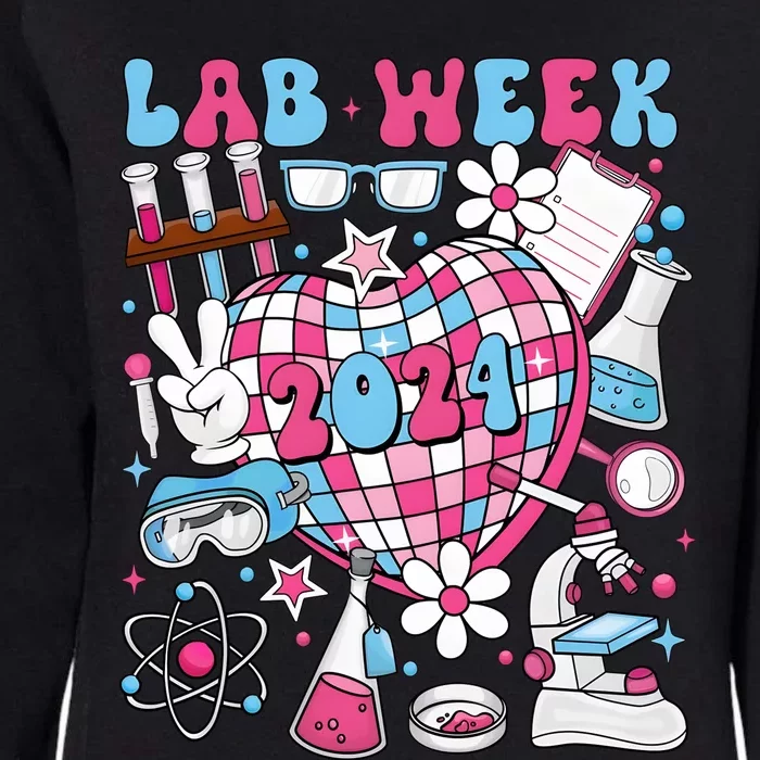 Retro Lab Week 2024 Medical Laboratory Womens California Wash Sweatshirt