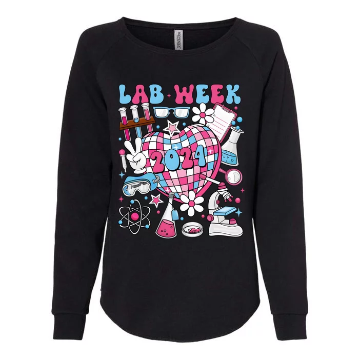 Retro Lab Week 2024 Medical Laboratory Womens California Wash Sweatshirt