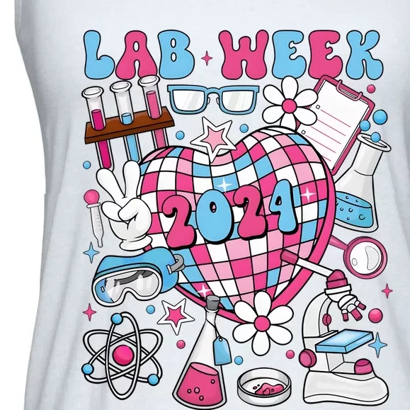 Retro Lab Week 2024 Medical Laboratory Ladies Essential Flowy Tank