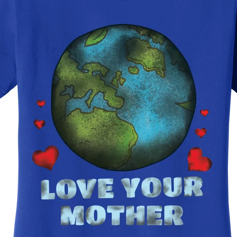 Retro Love Your Mother Save Planet Hour Day Earth Gift Women's T-Shirt