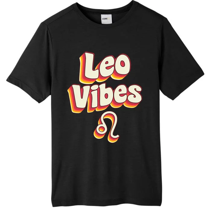 Retro Leo Zodiac Sign Astrology July August Birthday Leo ChromaSoft Performance T-Shirt