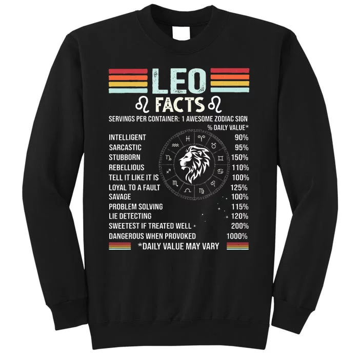 Retro Leo Zodiac Sign Astrology July August Birthday Leo Sweatshirt