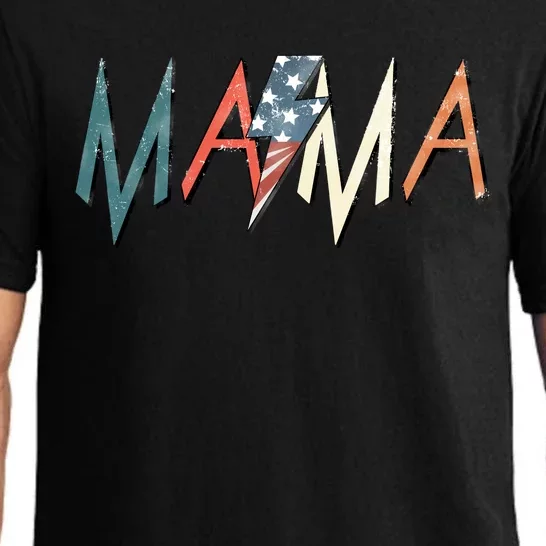 Rocker Mama 4th Of July Mom Mother's Day Pajama Set