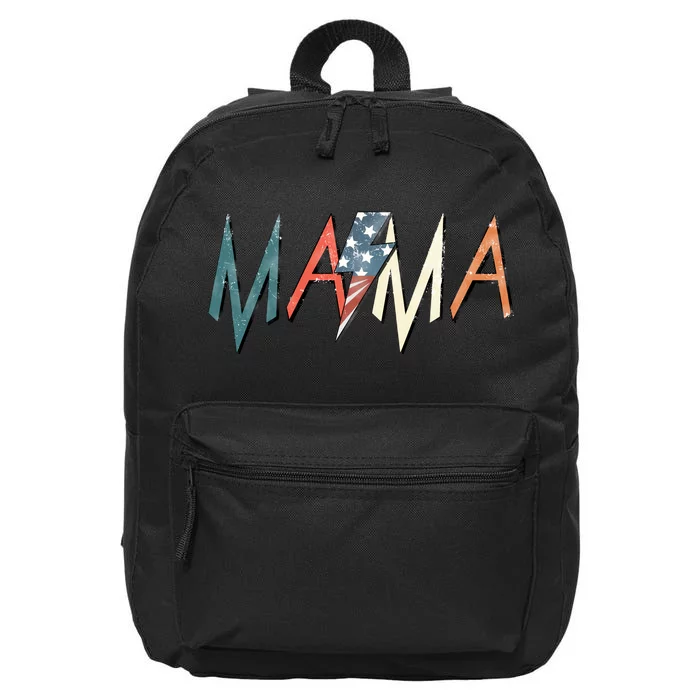 Rocker Mama 4th Of July Mom Mother's Day 16 in Basic Backpack