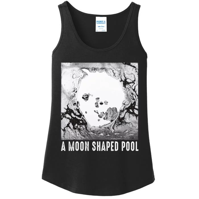 Radio Music 80s 90s Shaped Pool Outfits Moons Music Ladies Essential Tank