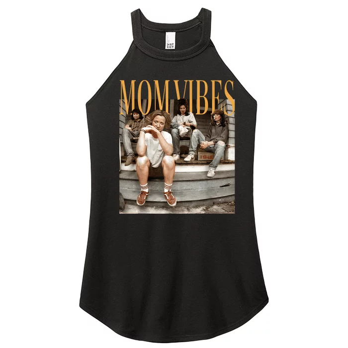 Retro Mom 90’S Vibes Vintage MotherS Day Mom Women’s Perfect Tri Rocker Tank