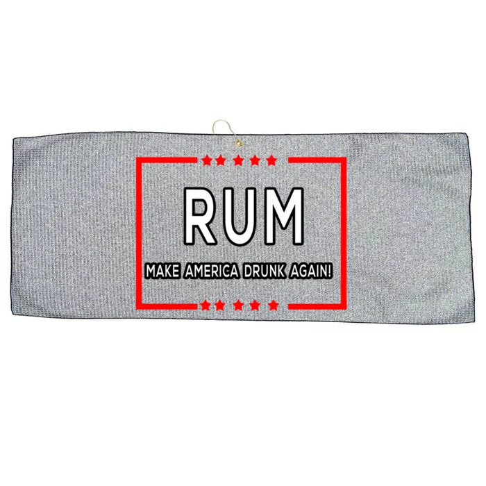 Rum Make America Drunk Again Meaningful Gift Large Microfiber Waffle Golf Towel