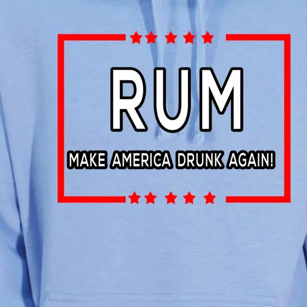 Rum Make America Drunk Again Meaningful Gift Unisex Surf Hoodie